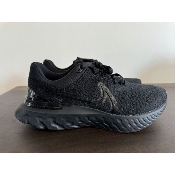 Nike Other - Nike React Infinity Run Flyknit 3 Triple Black DH5392-005 Men’s Shoes sneakers 9